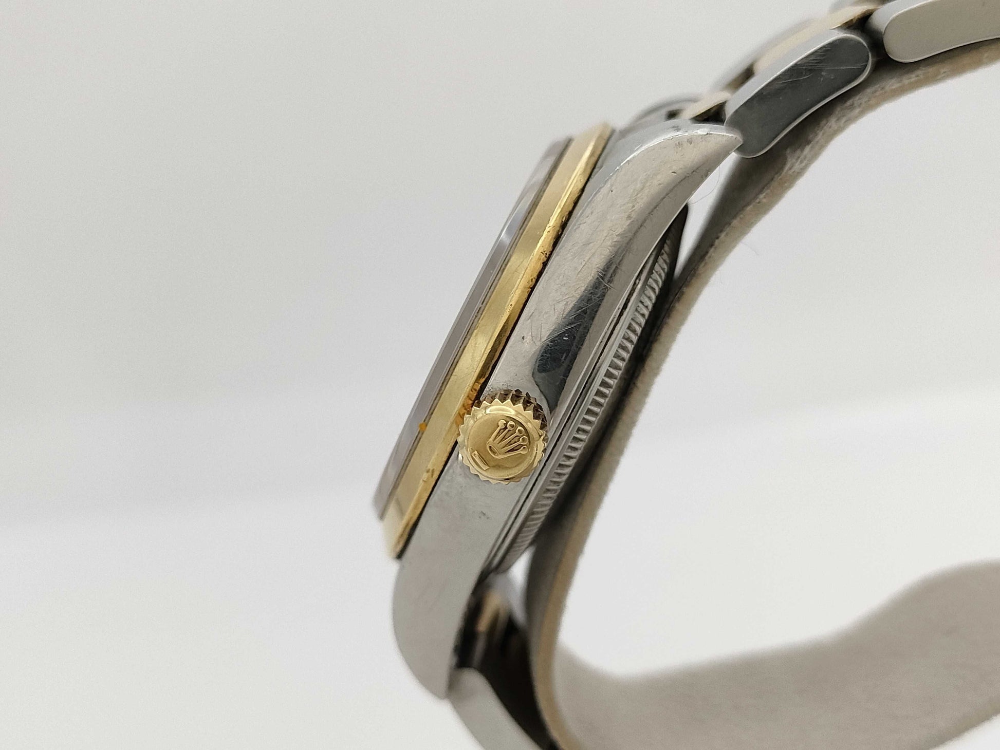 ROLEX 14203 W485407 Gray Dial Tritium Boys' Watch