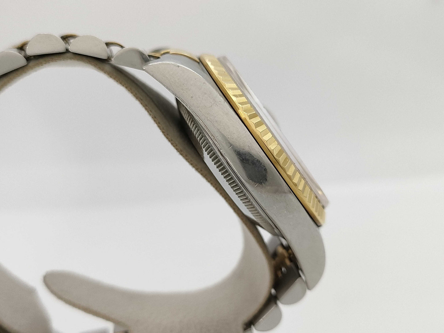 ROLEX 16233G T232760 Champagne Dial Boys' Watch