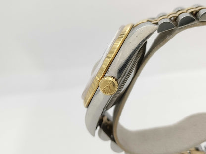 ROLEX 16233G T232760 Champagne Dial Boys' Watch