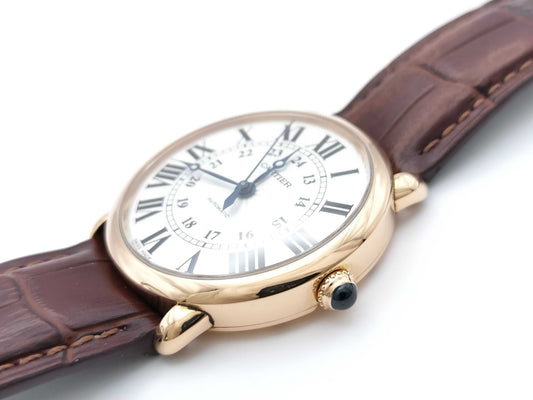 Cartier Ronde Louis WGRN0006 3938 35245WX Automatic 18K Gold Men's Watch