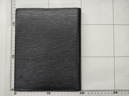LOUIS VUITTON Louis Vuitton Epi Agenda Black MI0960 Notebook Cover
