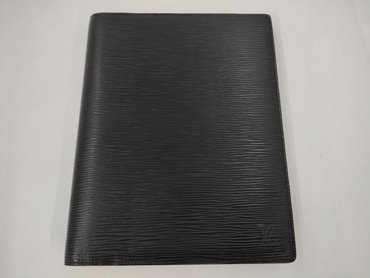LOUIS VUITTON Louis Vuitton Epi Agenda Black MI0960 Notebook Cover