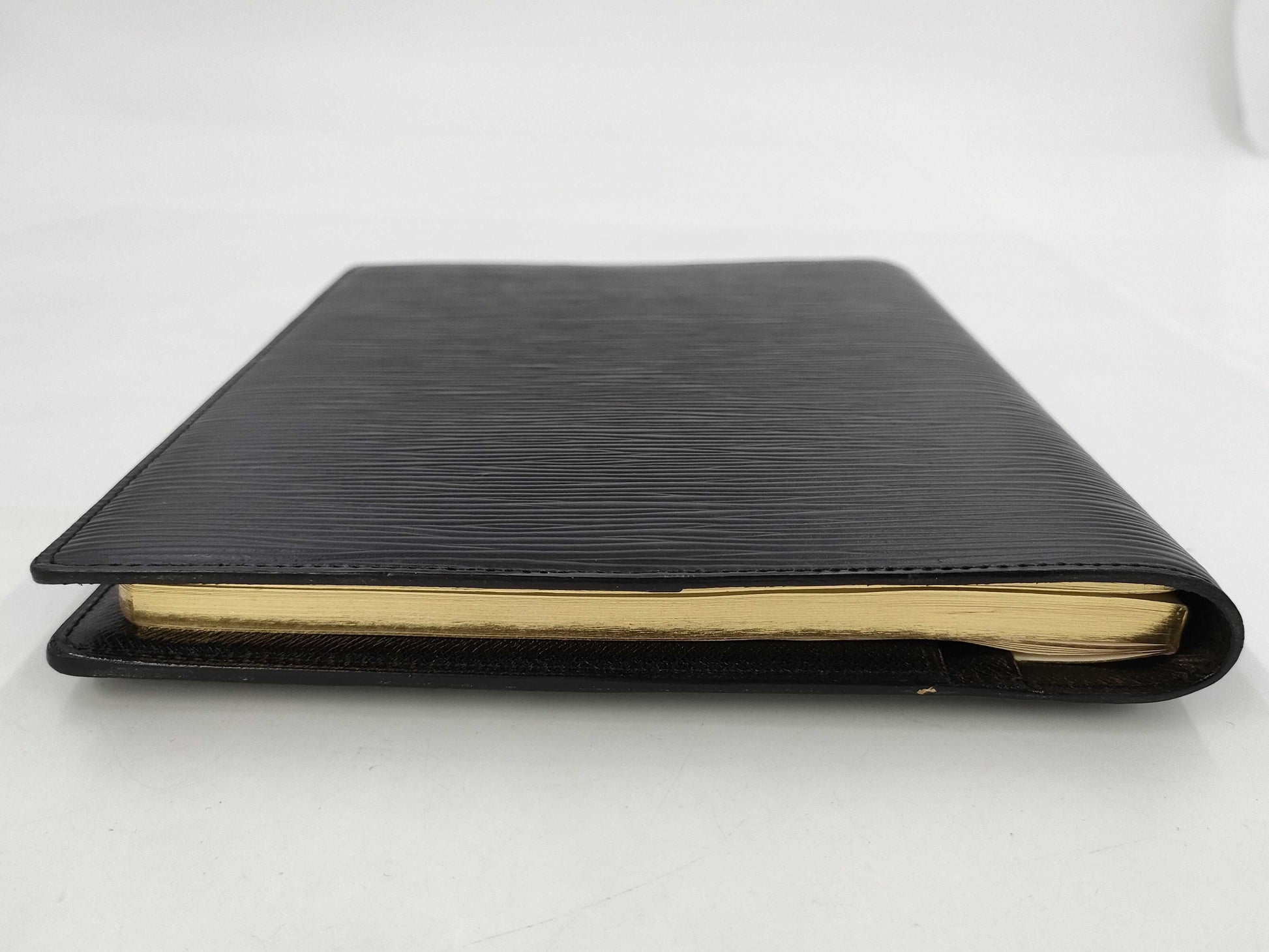 LOUIS VUITTON Louis Vuitton Epi Agenda Black MI0960 Notebook Cover