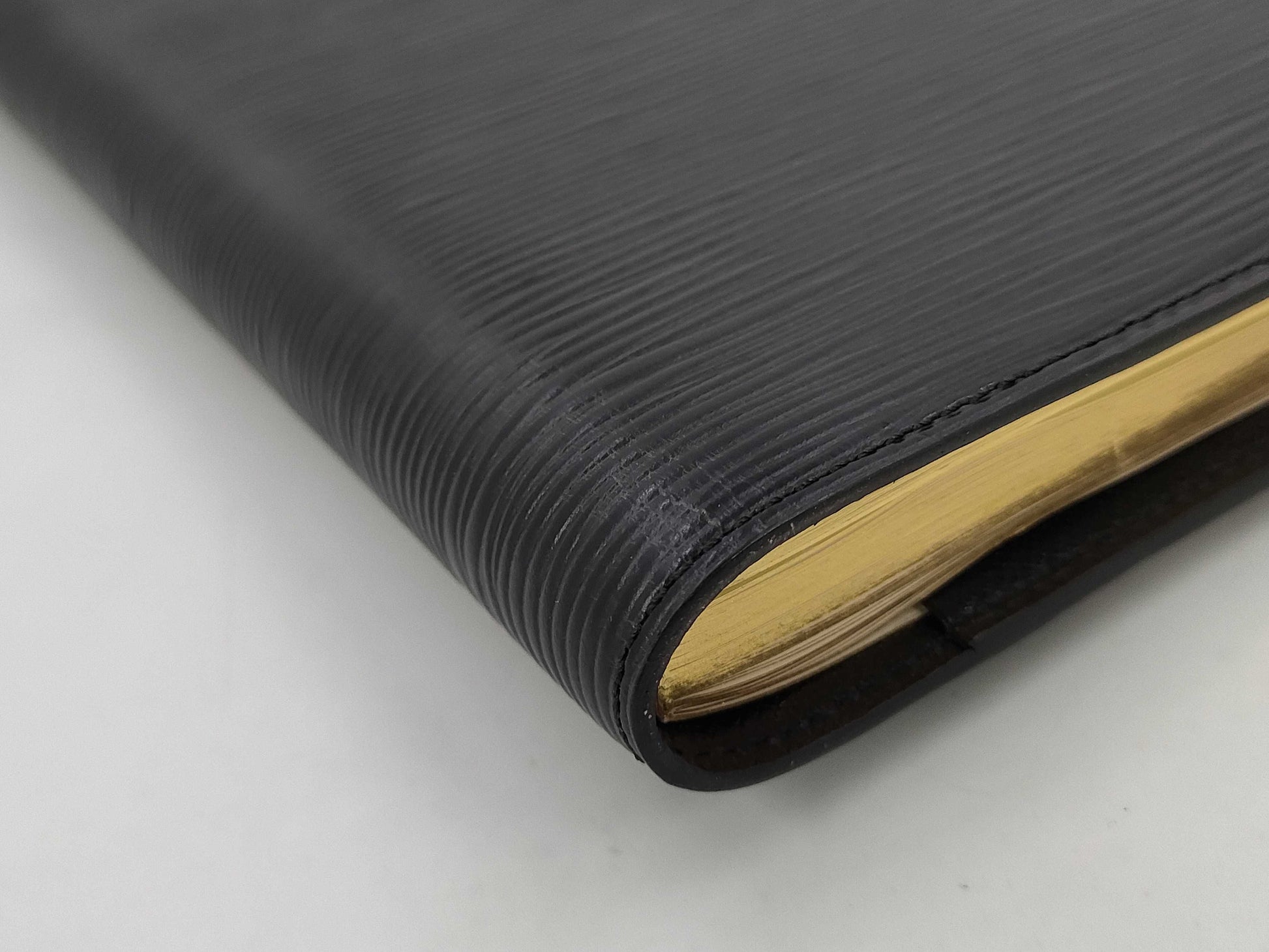 LOUIS VUITTON Louis Vuitton Epi Agenda Black MI0960 Notebook Cover
