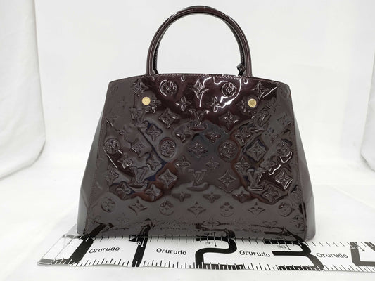 LOUIS VUITTON Louis Vuitton Verni Montaigne MM Handbag