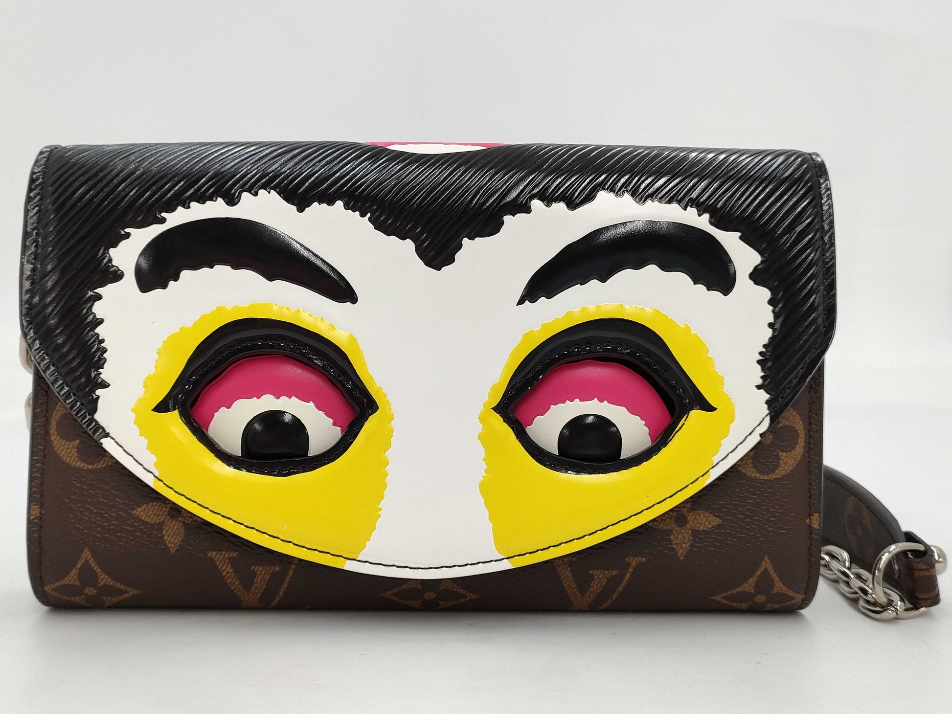LOUIS VUITTON Louis Vuitton Monogram Porte-Feuille Chain Kansai Yamamoto M67256 Shoulder Bag