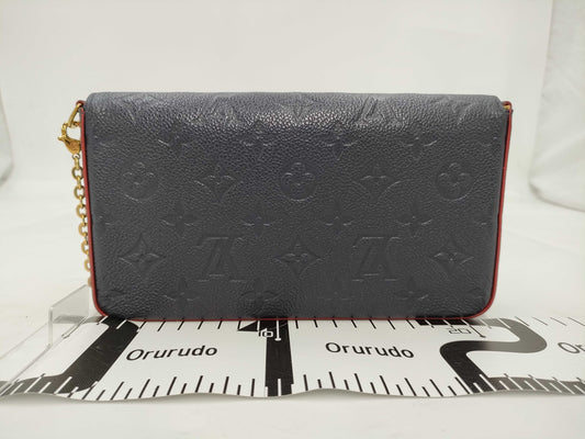 LOUIS VUITTON Monogram Ampplant Pochette Felice Shoulder Bag