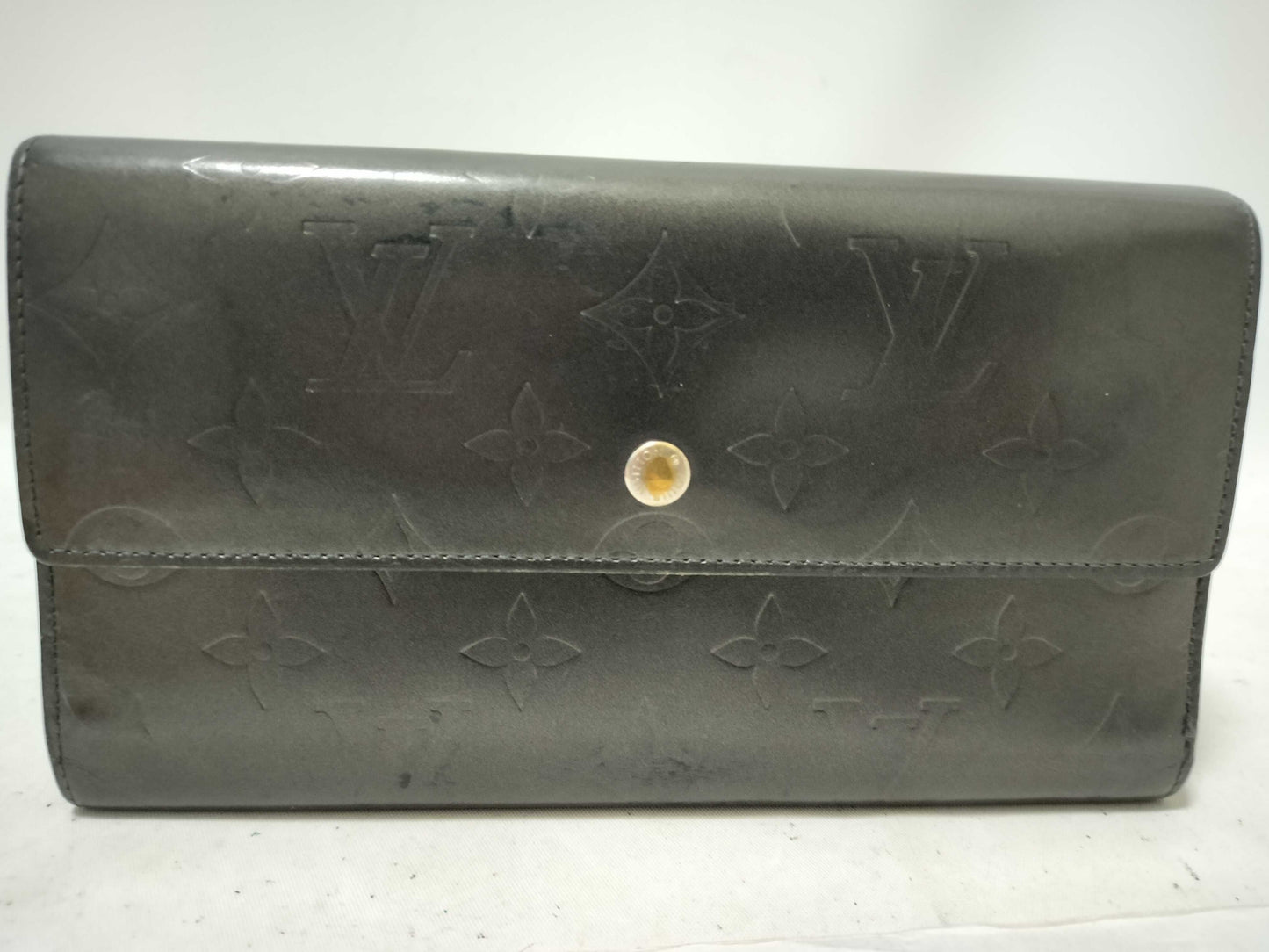 LOUIS VUITTON Monogram Matte Louis Vuitton Wallet