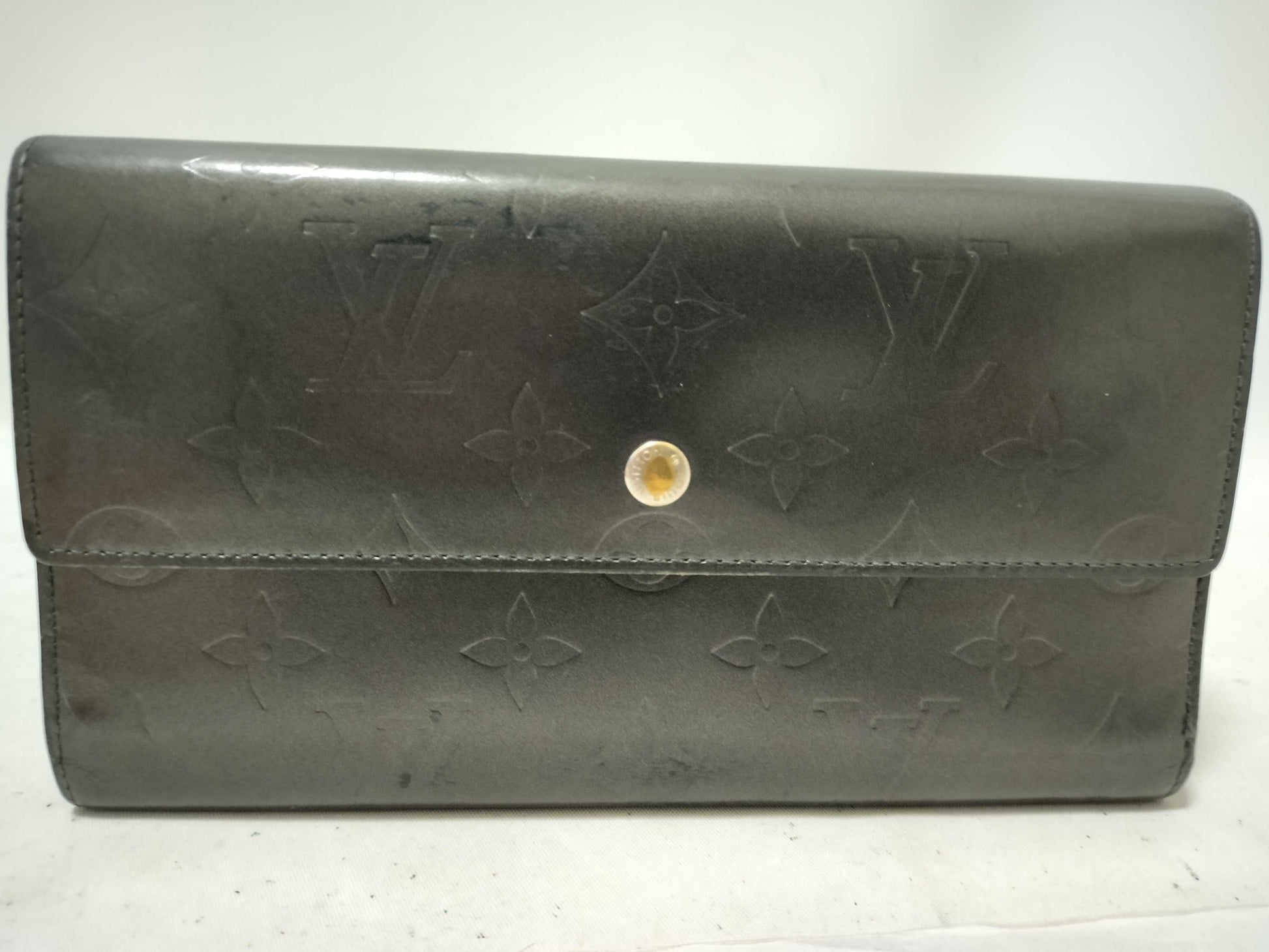 LOUIS VUITTON Monogram Matte Louis Vuitton Wallet