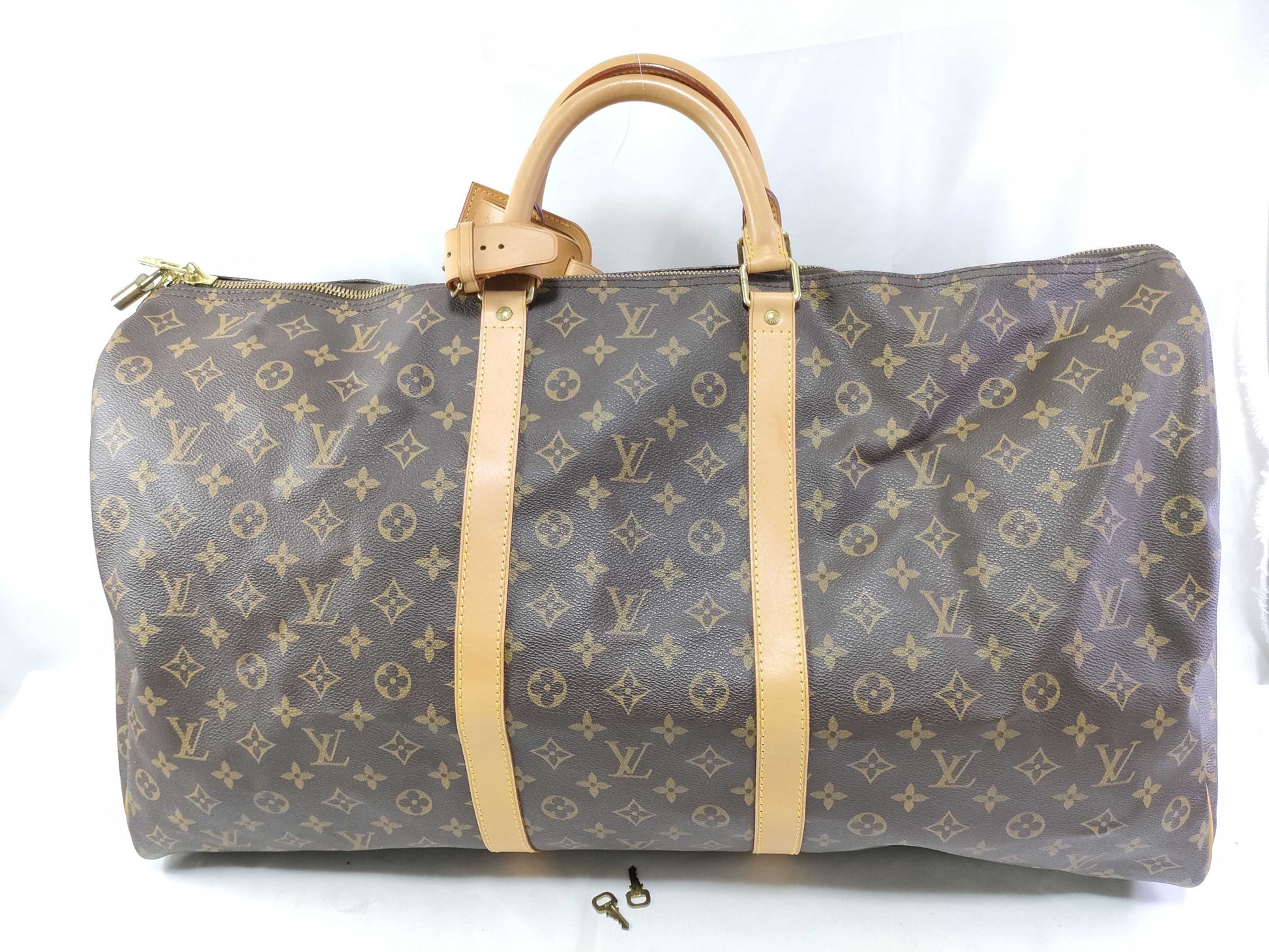 LOUIS VUITTON Monogram Louis Vuitton Keepall 60 Boston Bag