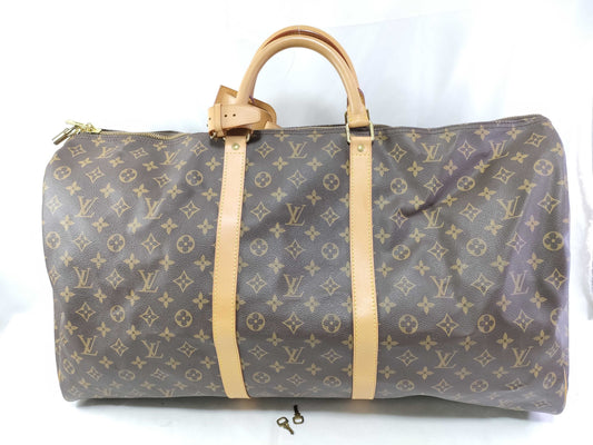 LOUIS VUITTON Monogram Louis Vuitton Keepall 60 Boston Bag