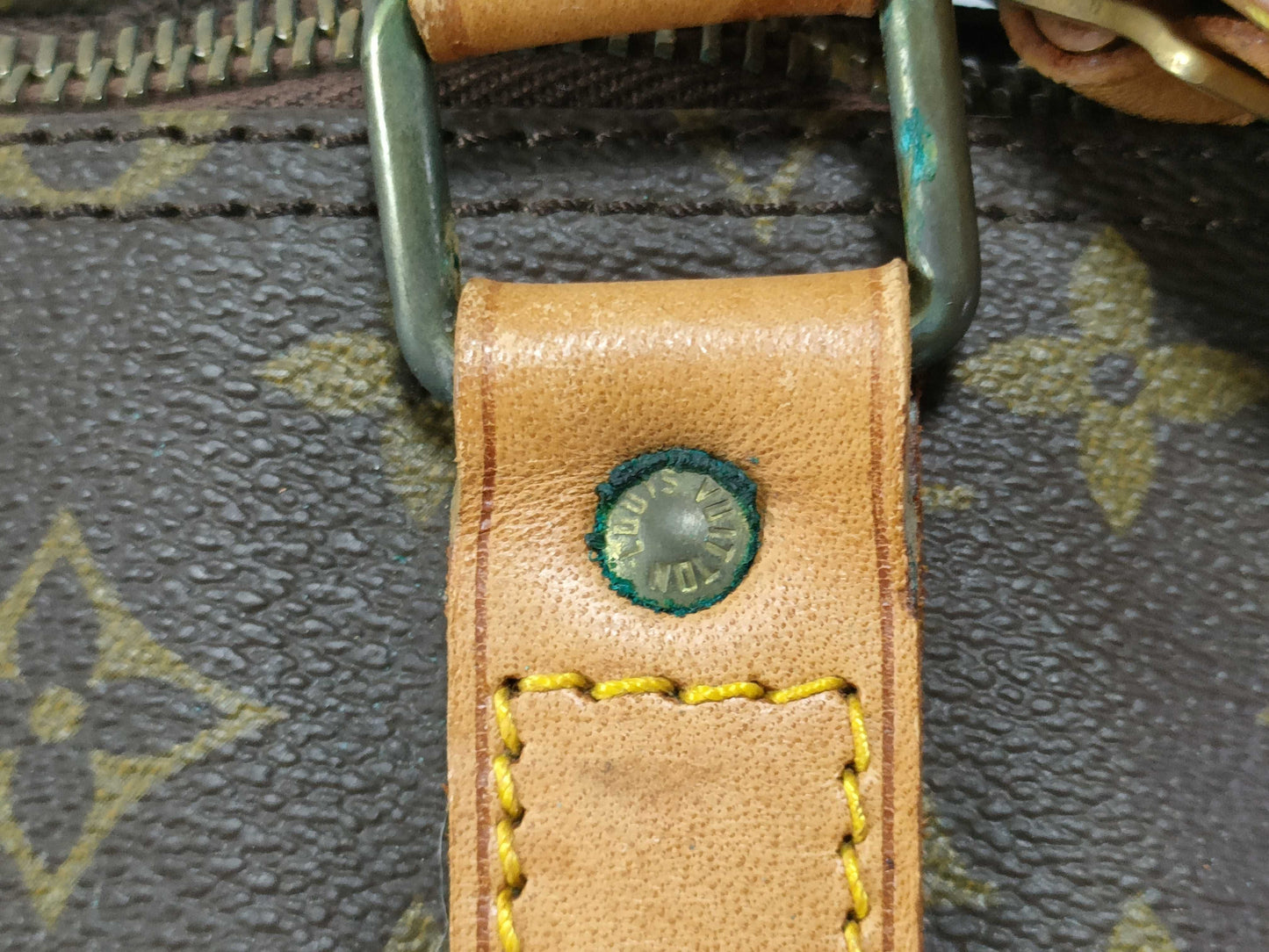 LOUIS VUITTON Monogram Louis Vuitton Keepall 55 Boston Bag