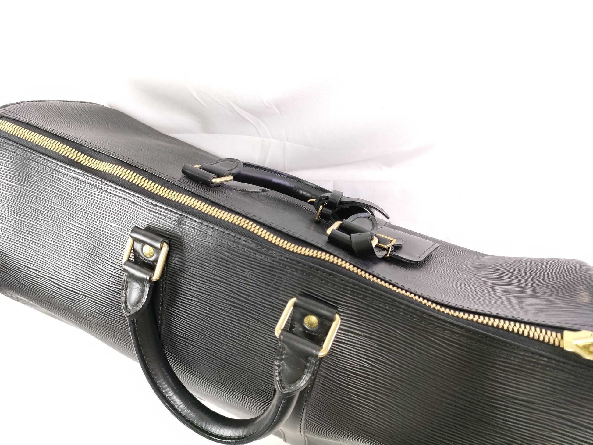 LOUIS VUITTON Epi Keepall Boston Bag