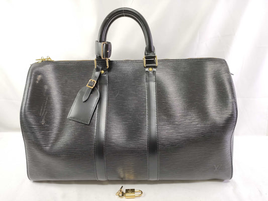 LOUIS VUITTON Epi Keepall Boston Bag