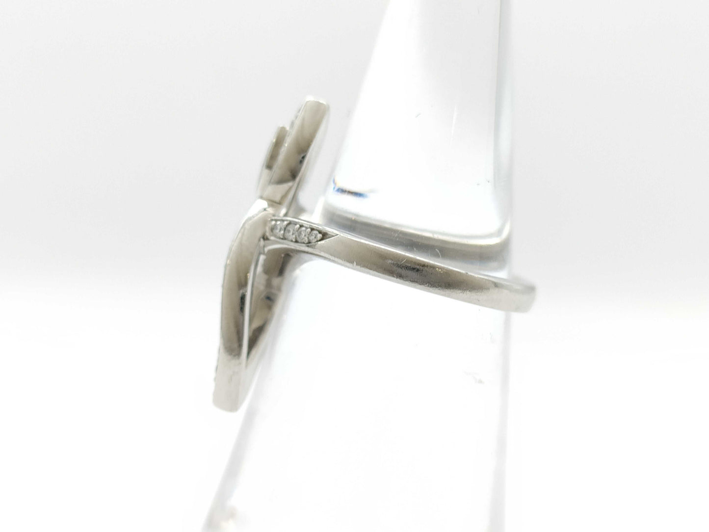 HARRY WINSTON Lily Cluster PT950 9.8g Ring 