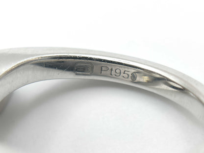 HARRY WINSTON Lily Cluster PT950 9.8g Ring 