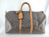 LOUIS VUITTON Monogram Vuitton Key Pol Bandriere 50 Boston Bag