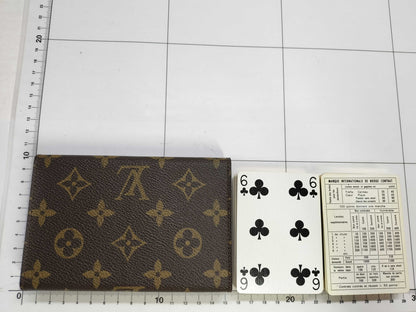 LOUIS VUITTON Monogram LV Playing Card Set 2 Pieces M58648 Card Case, Pass Case, Business Card Holder