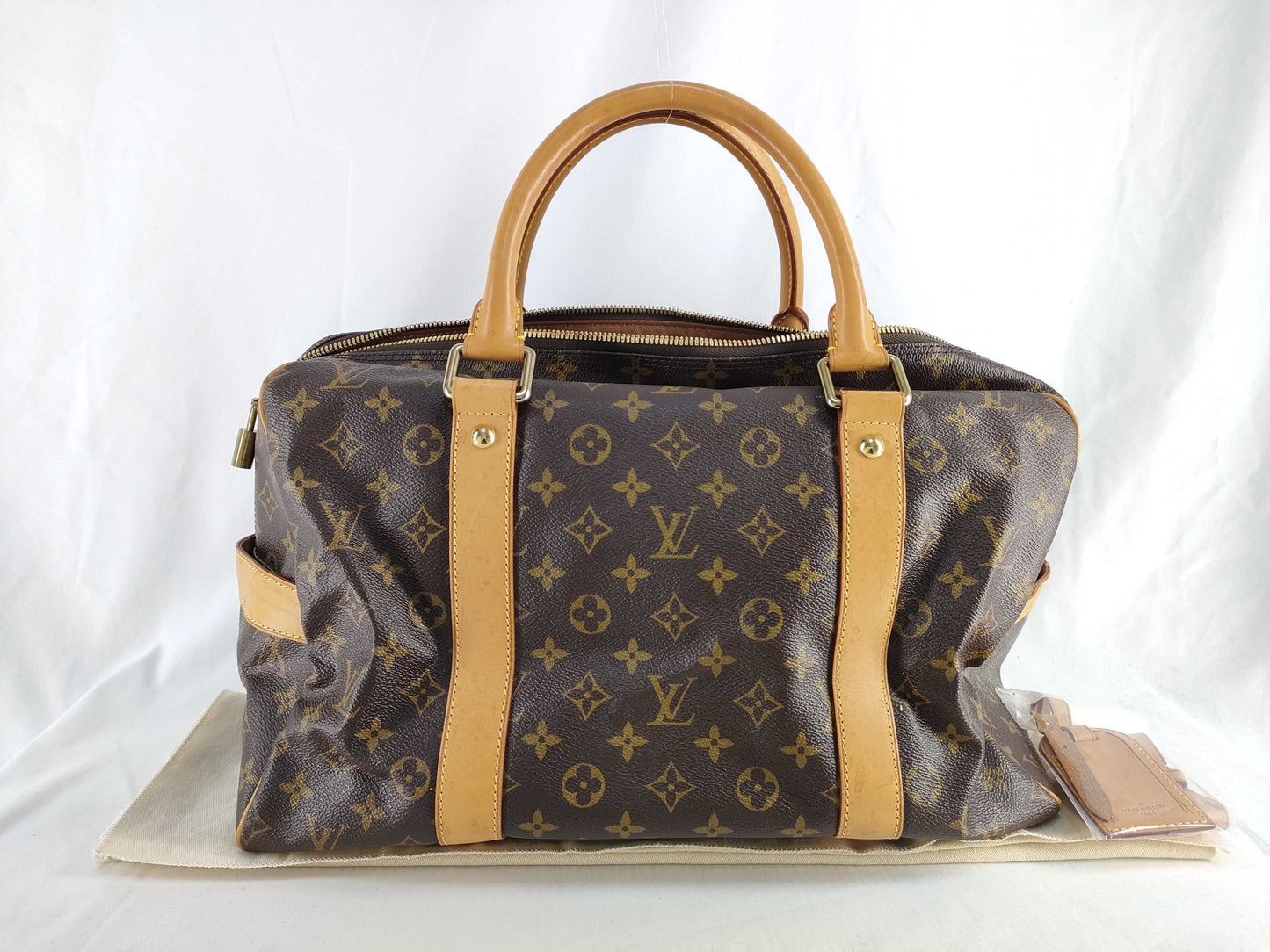 LOUIS VUITTON Monogram Carryall M40074 Boston Bag