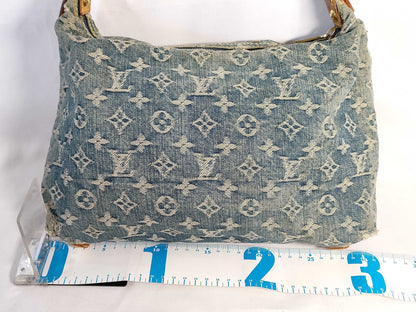 LOUIS VUITTON Monogram Denim LOUIS VUITTON Monogram Denim Louis Vuitton Monogram Denim Buggy PM Shoulder Bag Shoulder Bag
