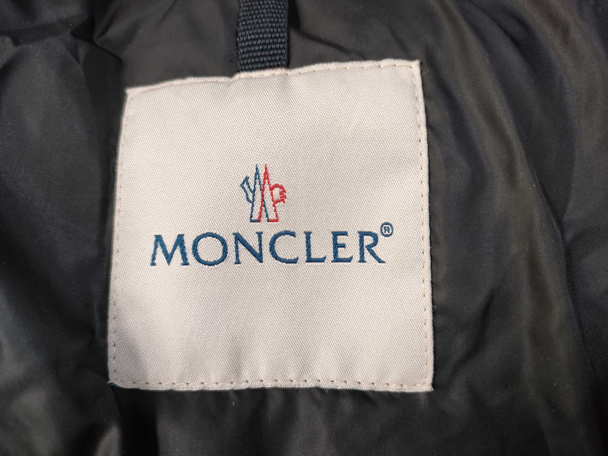 MONCLER AFFTON Down Jacket, Size 4, Brown