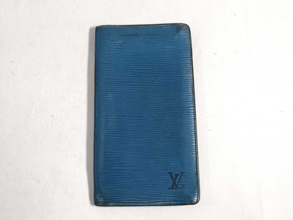 LOUIS VUITTON Epi Vuitton Epi Blue Long Wallet SP0090 Wallet