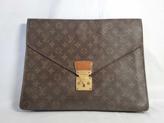 LOUIS VUITTON Monogram Vuitton Monogram Porto Documan Senatur Business Bag CT1900 Business Bag