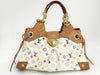 LOUIS VUITTON Vuitton Multicolor Ursula M40123 White Tote Bag