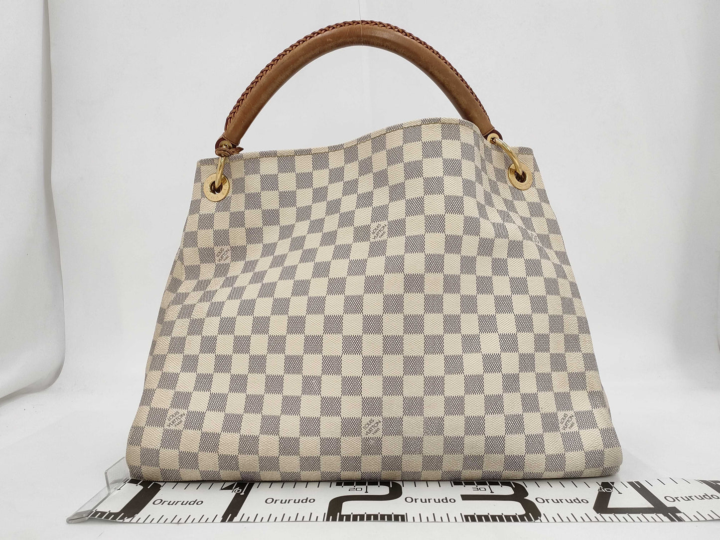 LOUIS VUITTON Louis Vuitton Damierzul Artzi MM Tote Bag N41174 CA4191 Keyring Bag