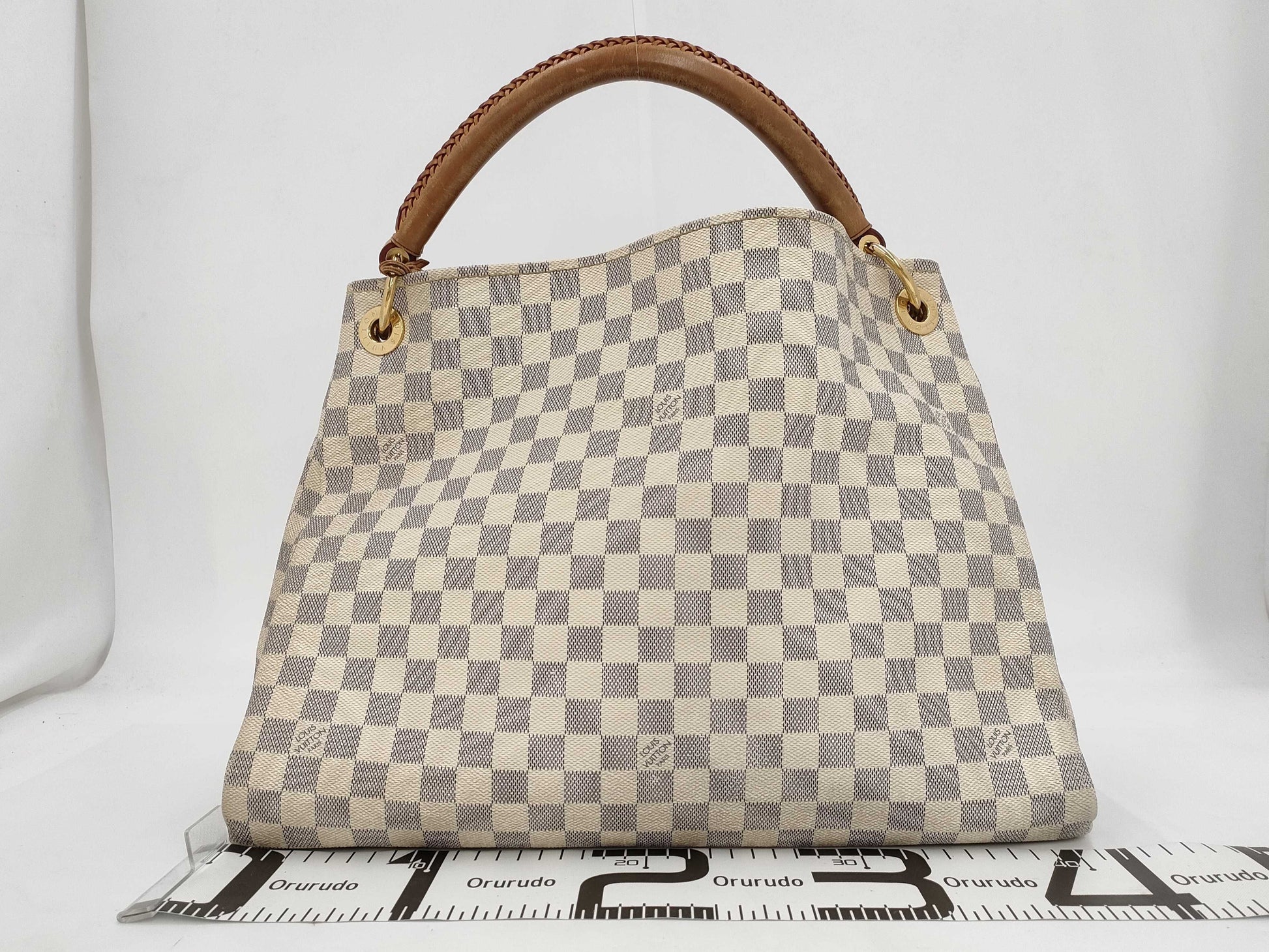 LOUIS VUITTON Louis Vuitton Damierzul Artzi MM Tote Bag N41174 CA4191 Keyring Bag