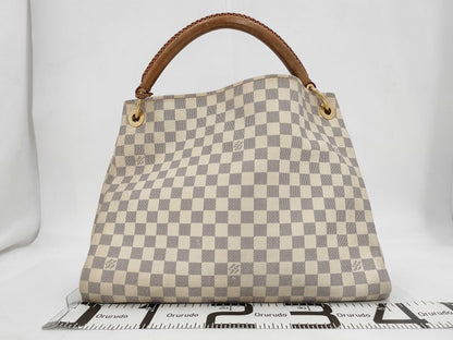 LOUIS VUITTON Louis Vuitton Damierzul Artzi MM Tote Bag N41174 CA4191 Keyring Bag