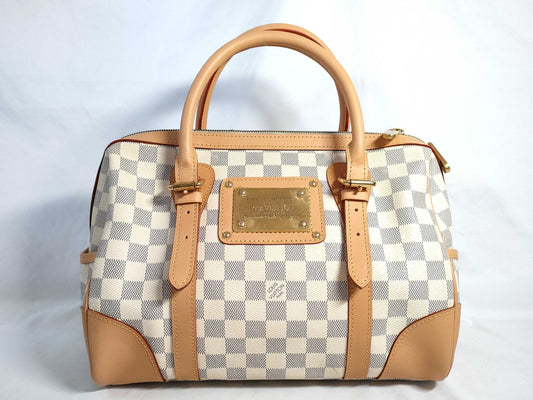LOUIS VUITTON Damier Azure LOUIS VUITTON Hampstead Handbag