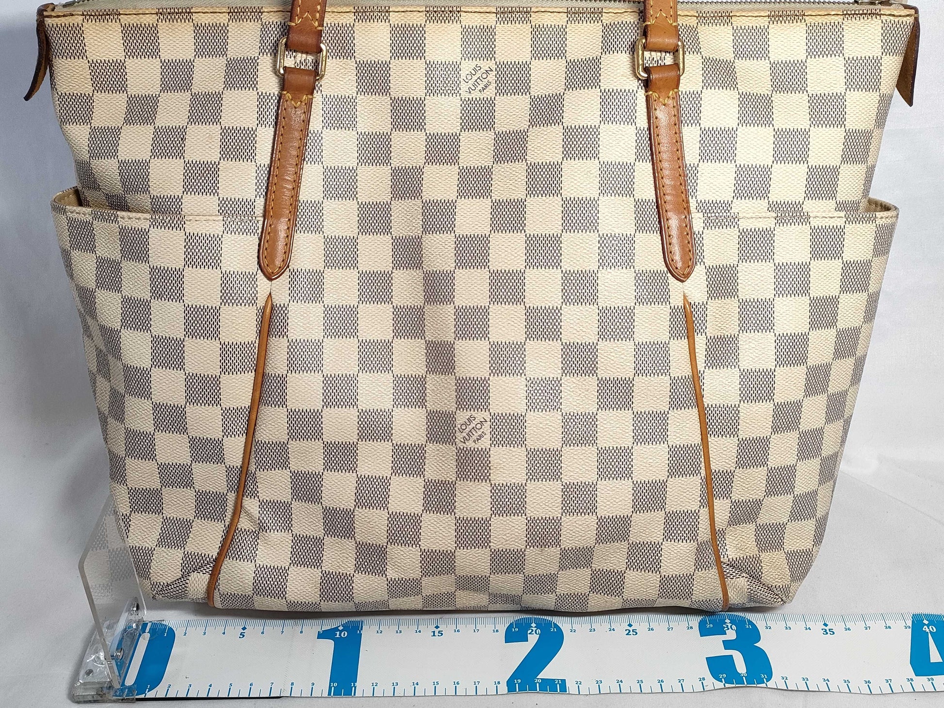LOUIS VUITTON Damier Azure LOUIS VUITTON Totally Tote Bag
