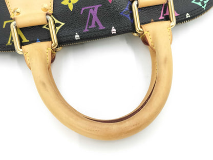 LOUIS VUITTON Monogram Multicolor Alma Noir M92646 FL1068 Handbag
