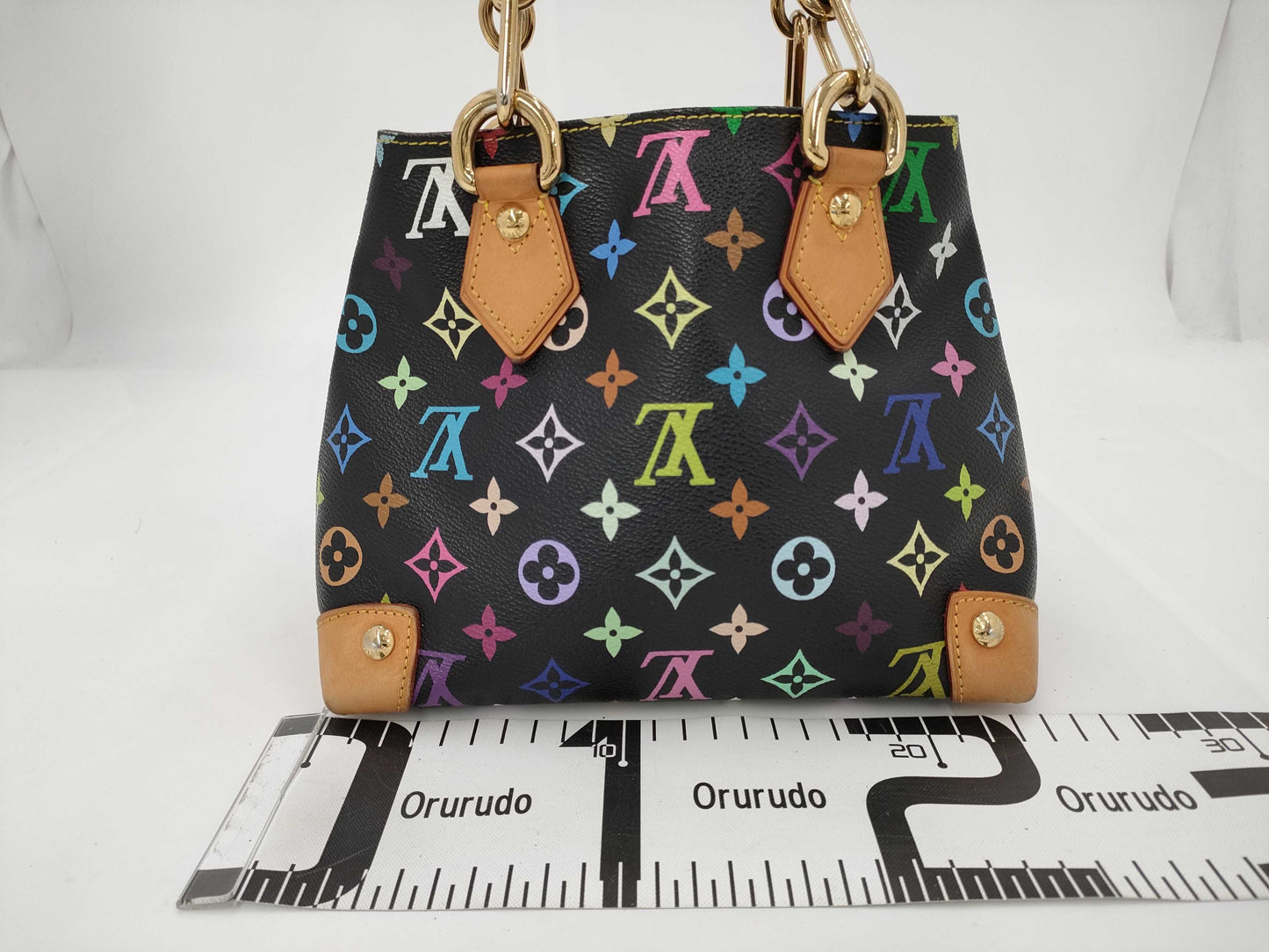 LOUIS VUITTON Monogram Multicolor Audra Noir M40048 TH0055 Handbag
