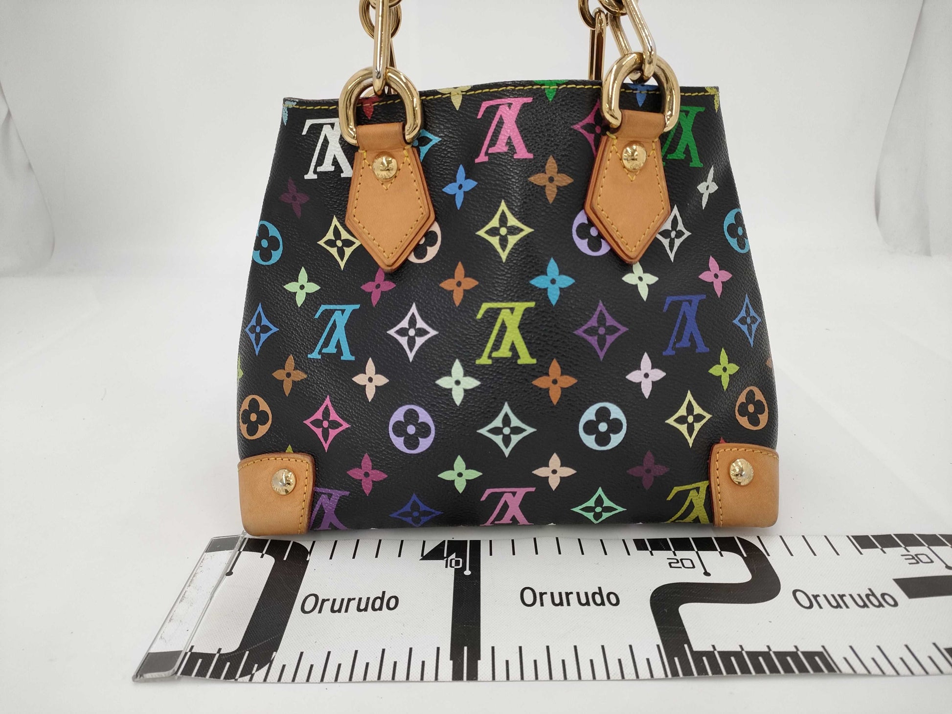 LOUIS VUITTON Monogram Multicolor Audra Noir M40048 TH0055 Handbag
