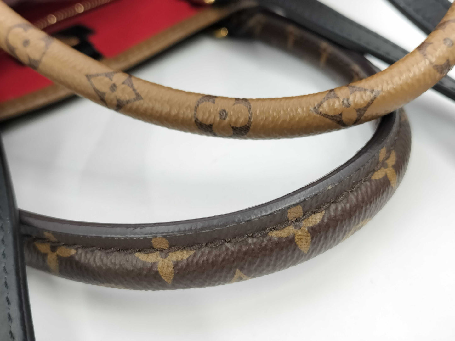 LOUIS VUITTON Monogram On-the-Go Handbag Tote Bag