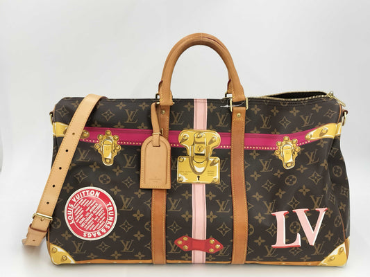 LOUIS VUITTON Louis Vuitton Keypol 50 Boston Bag