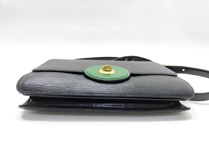 LOUIS VUITTON Epi LV Epi Freerun Green x Noir Shoulder Bag