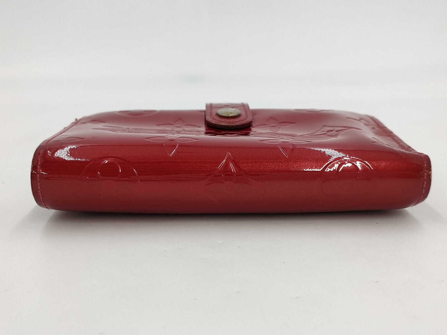 LOUIS VUITTON Louis Vuitton Monogram Verni Portefeuille Viennois Pomme Dame Folding Wallet M91980 Wallet