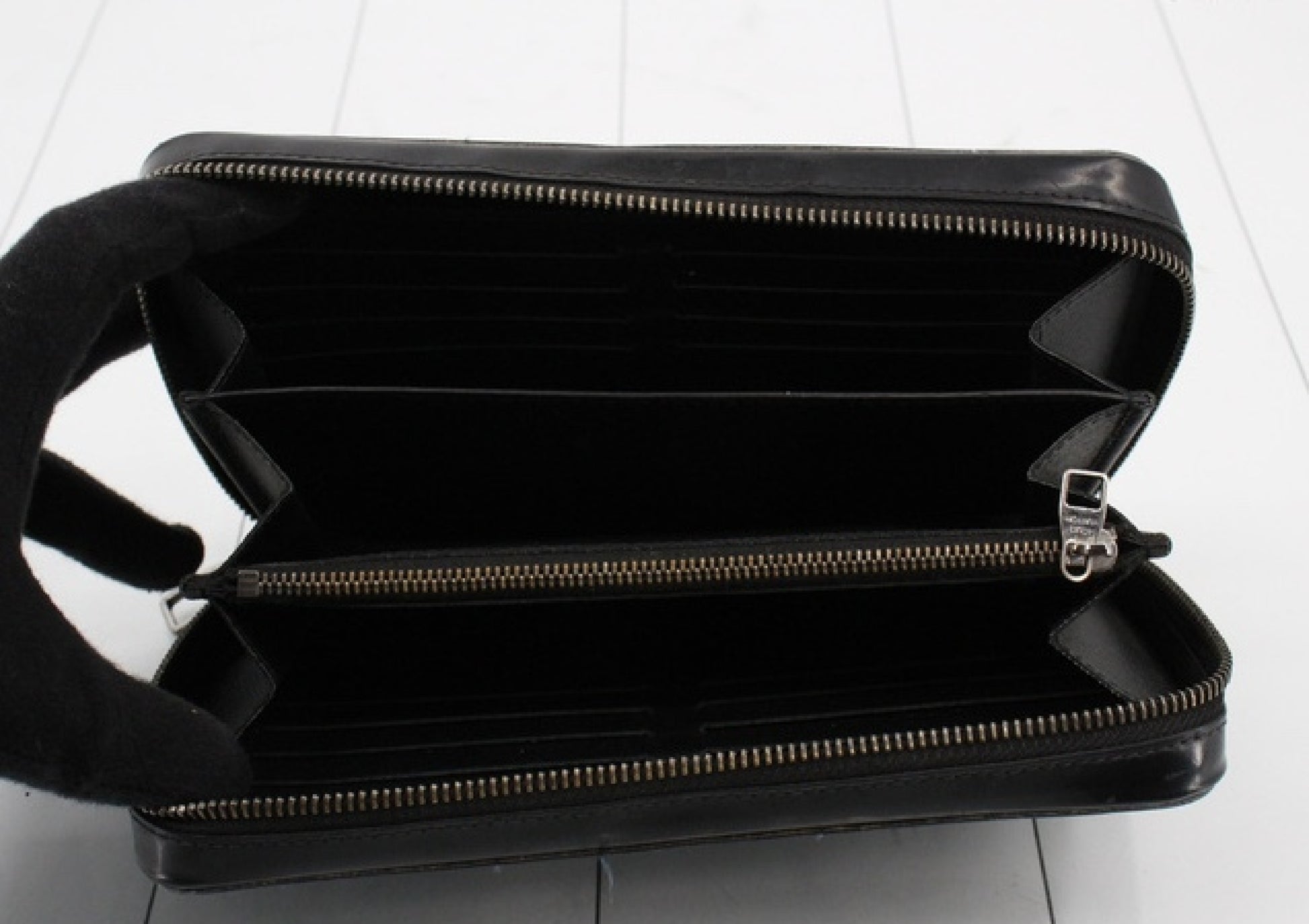 LOUIS VUITTON M61698 CA4177 Monogram Eclipse Zippy XL Clutch Bag