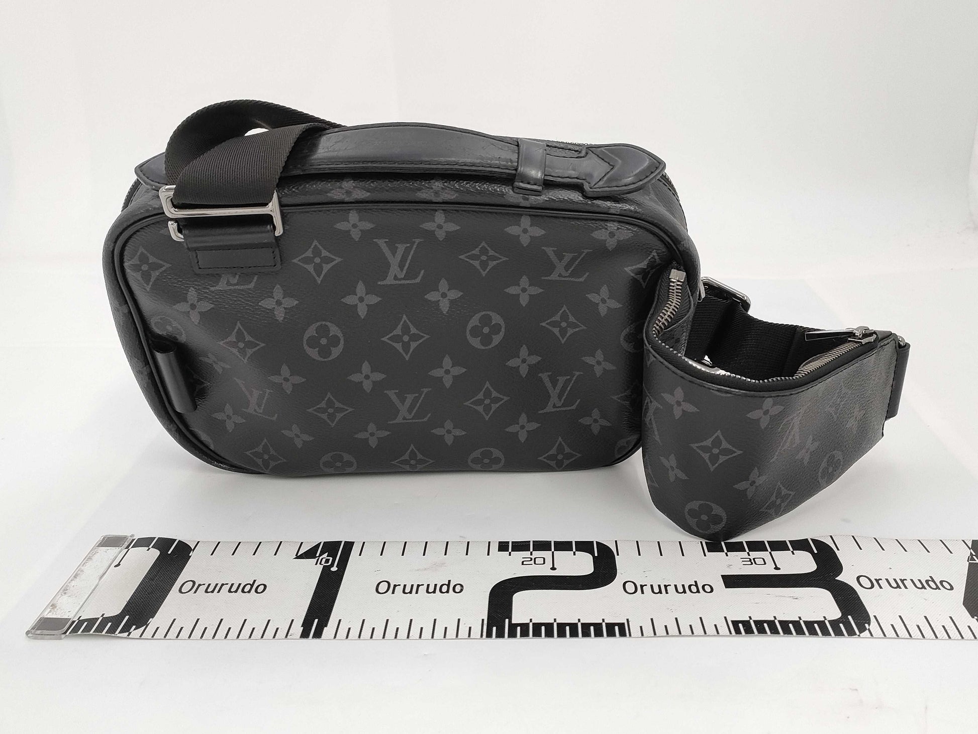 LOUIS VUITTON Monogram Eclipse Waist Bag Bag