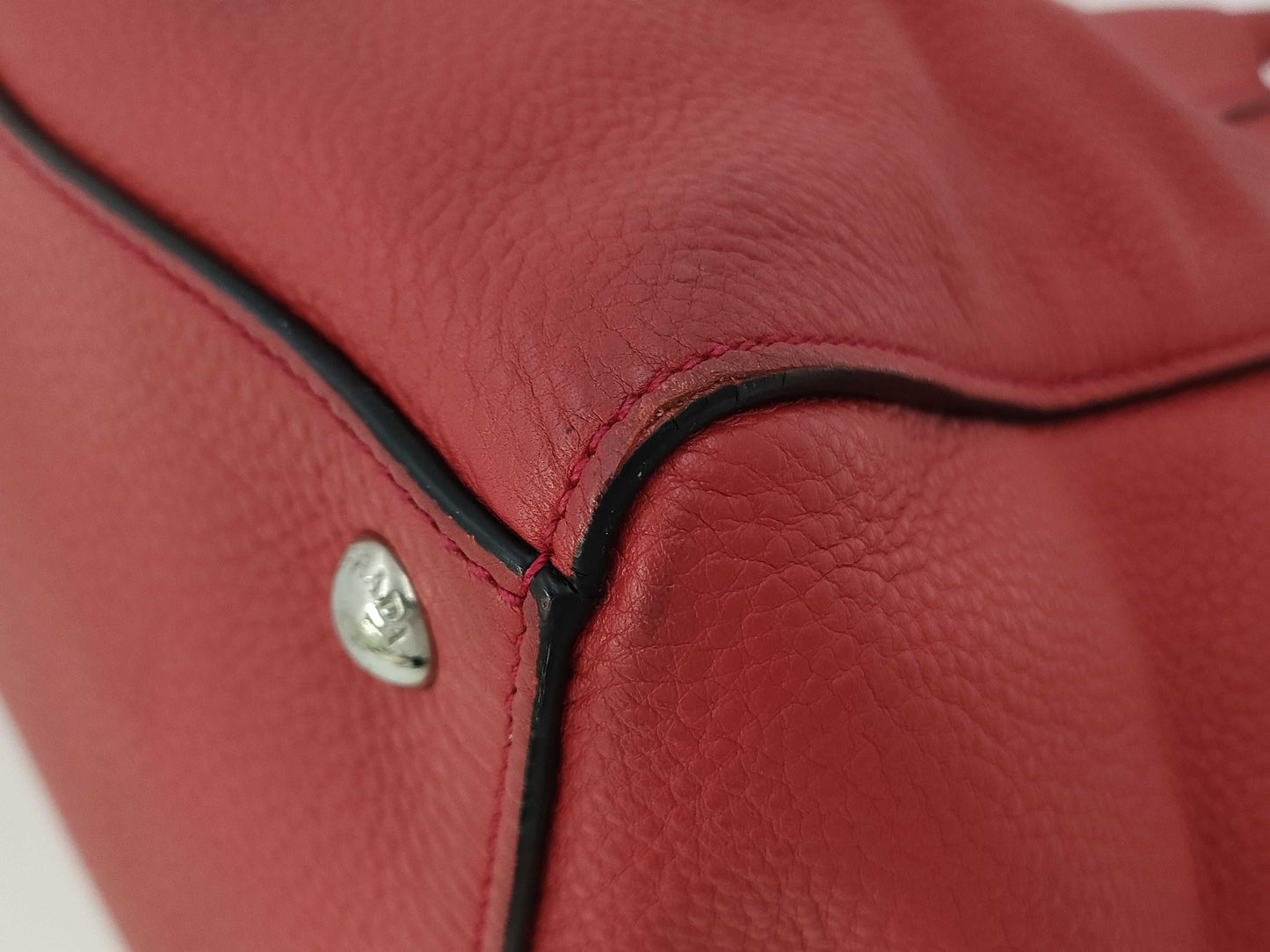 PRADA Vitello 2-Way Tote Bag/Handbag