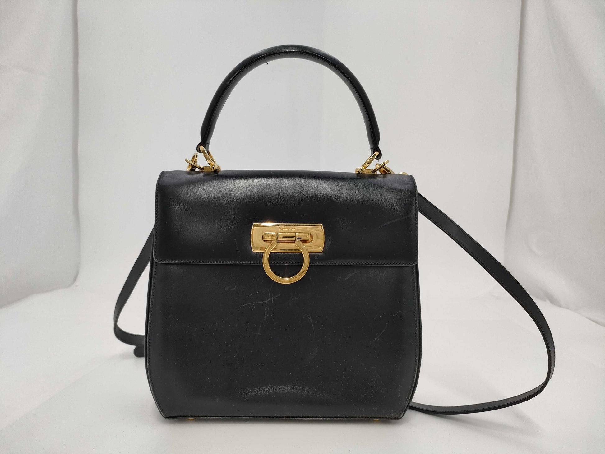 Salvatore Ferragamo Gancini 2-way handbag