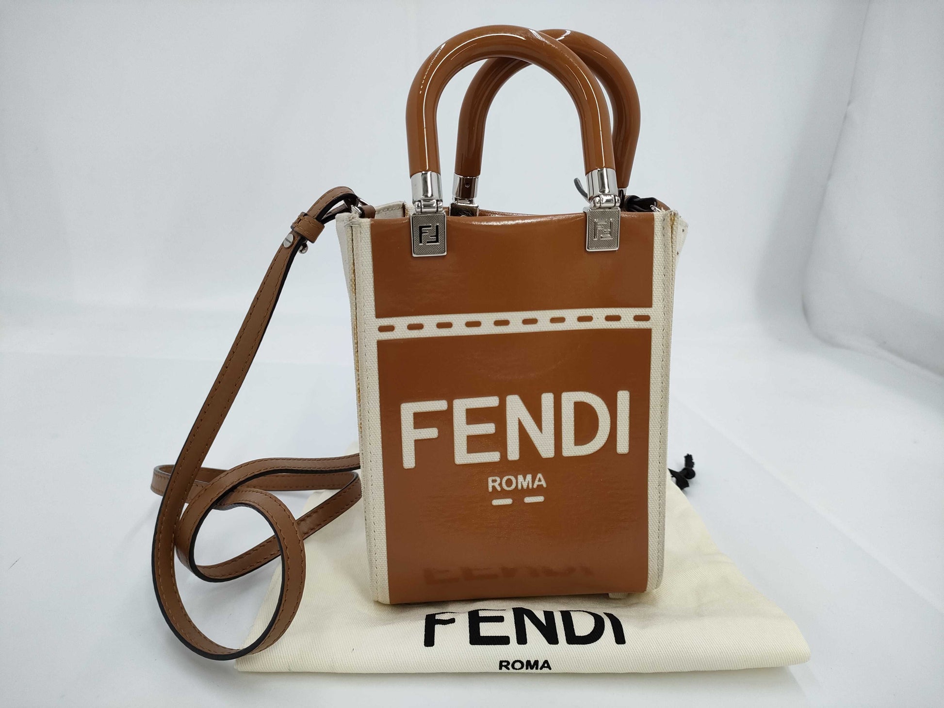 FENDI FENDI Sunshine 2WAY Shoulder Bag Handbag