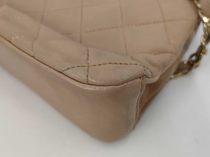 CHANEL Lambskin Chain Shoulder Bag with Clasp Closure, #1 Shoulder Bag