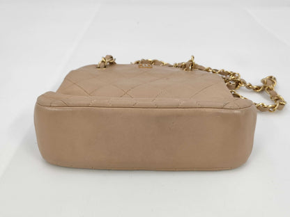CHANEL Lambskin Chain Shoulder Bag with Clasp Closure, #1 Shoulder Bag