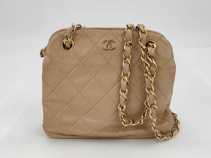 CHANEL Lambskin Chain Shoulder Bag with Clasp Closure, #1 Shoulder Bag
