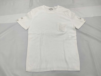 CHANEL CHANEL 2024 Icon Series Summer Knit Short Sleeve T-Shirt Size 40