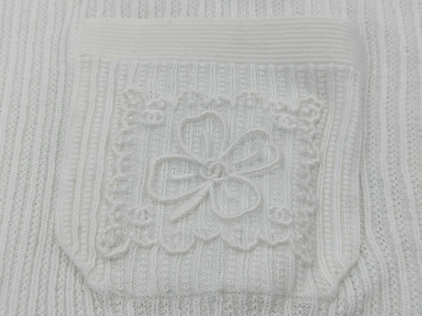 CHANEL CHANEL 2024 Icon Series Summer Knit Short Sleeve T-Shirt Size 40